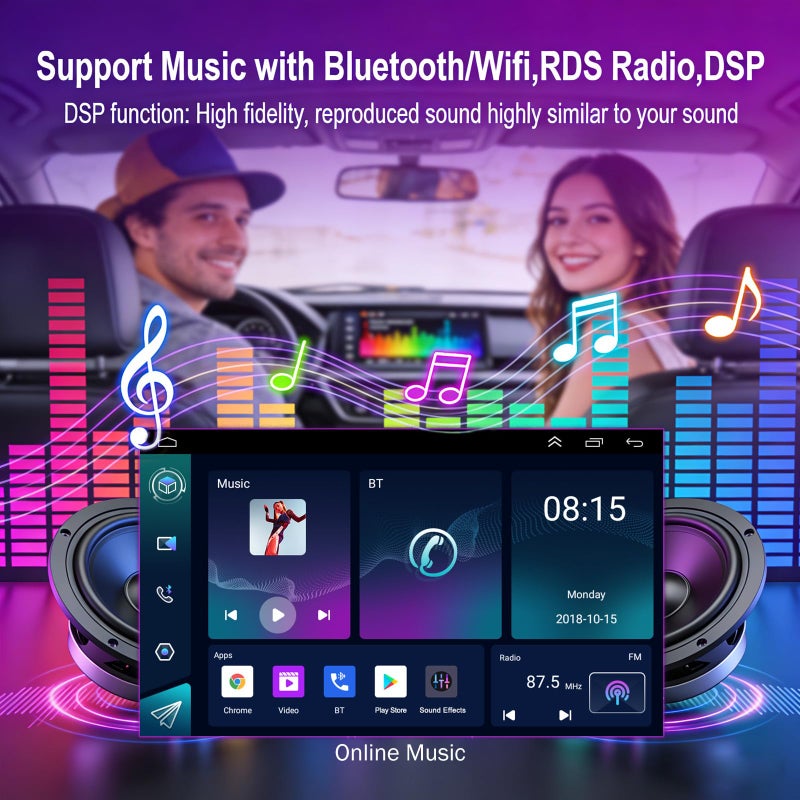 Alikali 2+32G 9inch Car Stereo for Kia Forte 2013-2018 w/GPS Navigation 2017 2016 2015 2014 with Carplay Android 13 Auto Double Din Touchscreen Car Radio Receiver Backup Camera - Image 5