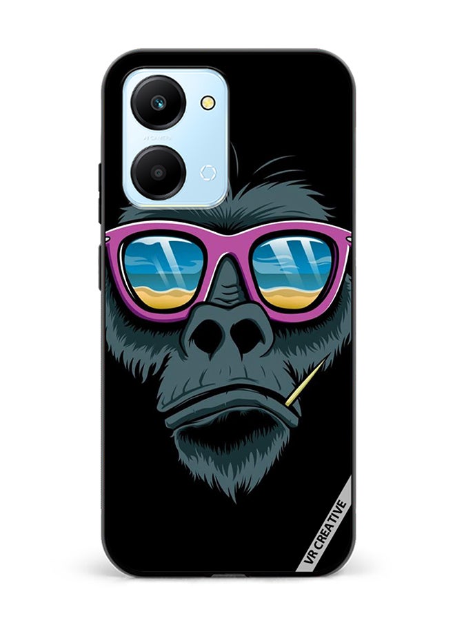 VR CREATIVE Protective Case Cover For Honor Play7T Dope Gorilla Design Multicolour - Image 1