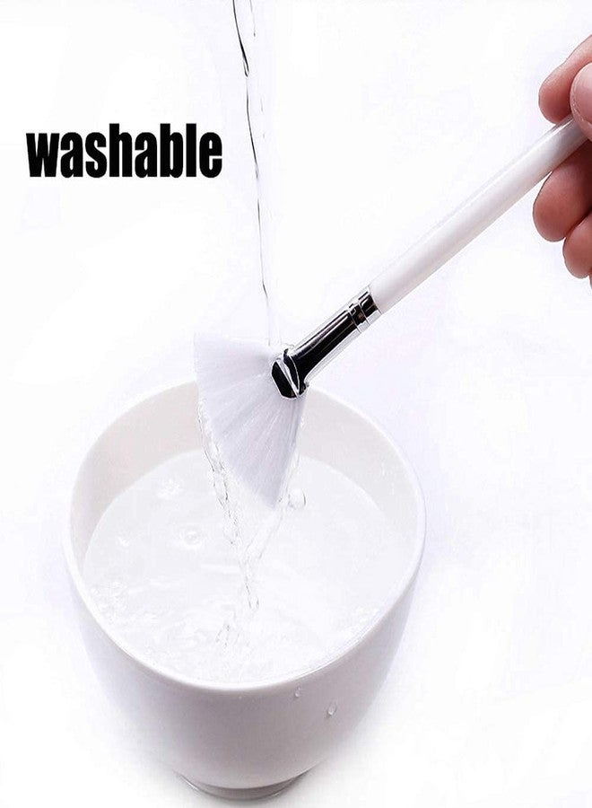 4 Pcs Face Mask Brush, Face Mask Applicator Brush Soft Facial Fan Brush for Mud Mask Cream - Image 5