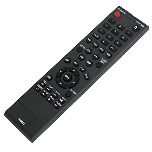 PERFASCIN NB691 NB691UD Replacement Remote Control fit for Magnavox DVD CD Player FUNAI DVD CD Player MDV2300 MDV2300/F7 DP100FX4 DP170FX4 DP100MW8 NB093UD DP100MW8B_A MDV2100/F7 DP100MW8B_B DP100MW8B A - Image 2