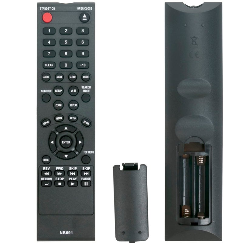 PERFASCIN NB691 NB691UD Replacement Remote Control fit for Magnavox DVD CD Player FUNAI DVD CD Player MDV2300 MDV2300/F7 DP100FX4 DP170FX4 DP100MW8 NB093UD DP100MW8B_A MDV2100/F7 DP100MW8B_B DP100MW8B A - Image 5