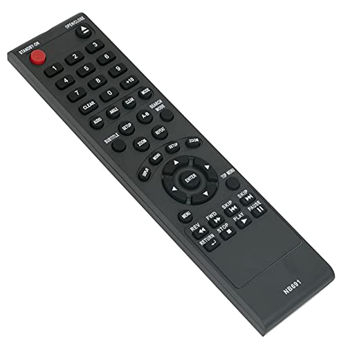PERFASCIN NB691 NB691UD Replacement Remote Control fit for Magnavox DVD CD Player FUNAI DVD CD Player MDV2300 MDV2300/F7 DP100FX4 DP170FX4 DP100MW8 NB093UD DP100MW8B_A MDV2100/F7 DP100MW8B_B DP100MW8B A - Image 3