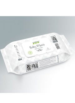 nateen Nateen Baby Wipes,80s x 1 Pack (80 Wipes), Wipes of 99% water for Baby,Multi Purpose Cleaning Baby Wet Wipes With Aloe Vera Extract for Sensitive Skin.  - Image 1