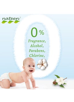 nateen Nateen Baby Wipes,80s x 1 Pack (80 Wipes), Wipes of 99% water for Baby,Multi Purpose Cleaning Baby Wet Wipes With Aloe Vera Extract for Sensitive Skin.  - Image 4