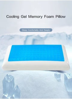 Moon Home and more.. Memory Foam Gel Cooling Pillows Standard Queen Size 60x40x12 Cm Premium Bed Pillows Made from Bamboo Pillow Cover Cool Orthopedic Sleeping  - Image 2