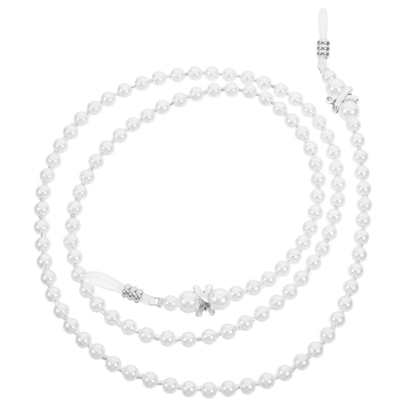 Eyeglass Chain with Antislip Beads, Elegant Sunglasses Mask Lanyard for Daily Use - Image 1