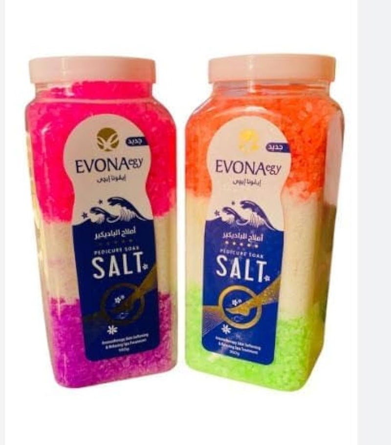 Pedicure Soak Salt – Foot Spa Salt for Softening Skin, Cracked Heel Relief, Aromatherapy Relaxation – 500g – Colorful Foot Soak for Home Spa & Pedicure - Image 2