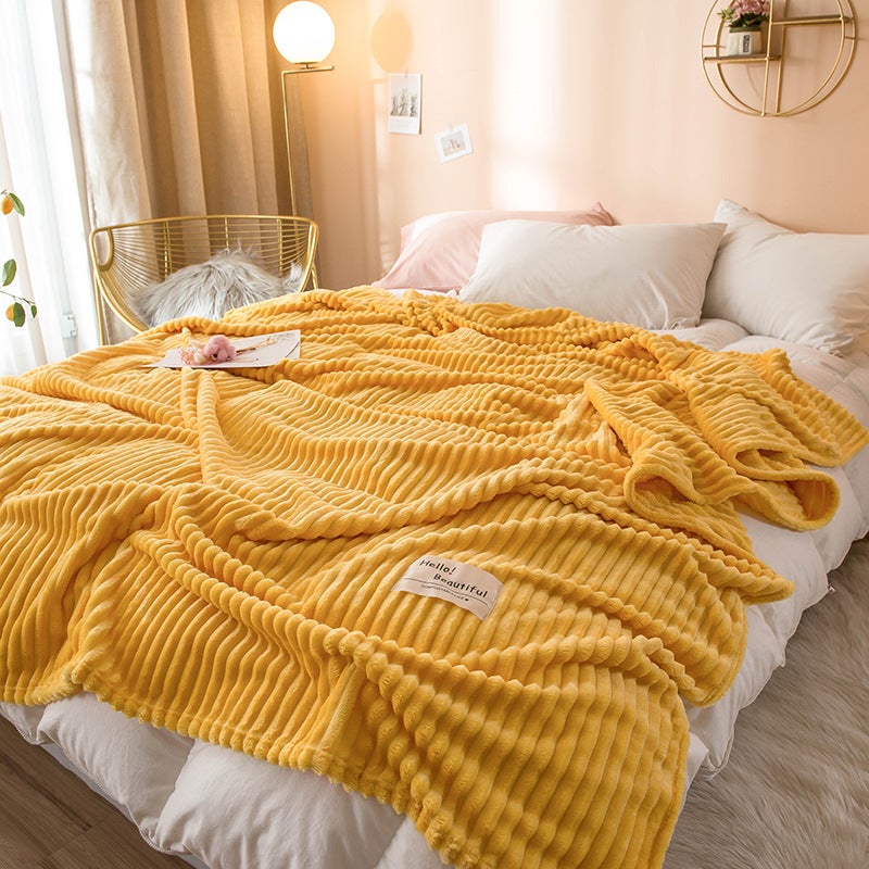 New Magic Velvet Warm Blanket Flannel Thickened Gift Blanket Coral Velvet Blanket Milk Velvet Nap Blanket - Image 2