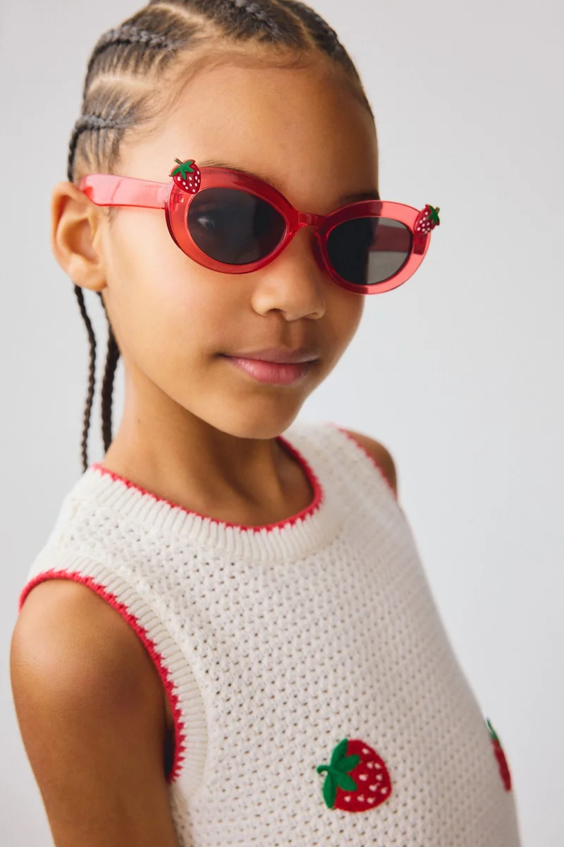 H&M Strawberry-appliqué sunglasses