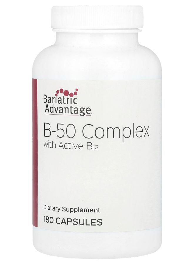 Bariatric Advantage B-50 Complex with Active B12 180 Capsules