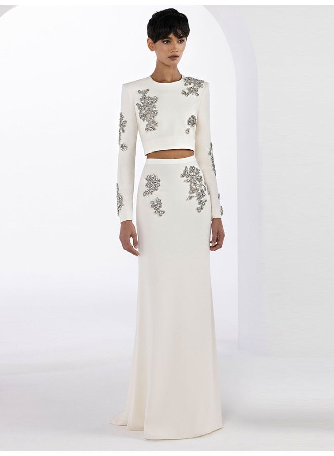Madam Uniq Embellished Column Dress - Image 1