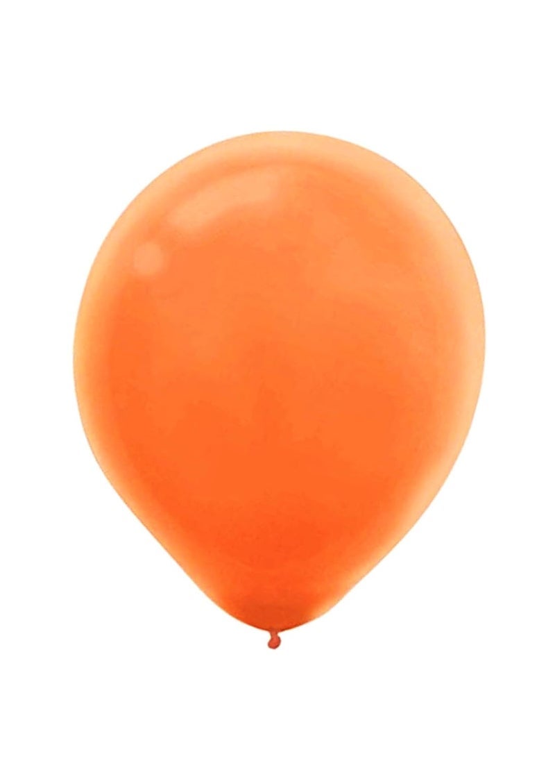 بارتي فن بالون معدني 12 بوصة لون برتقالي 40 قطعة - Image 1