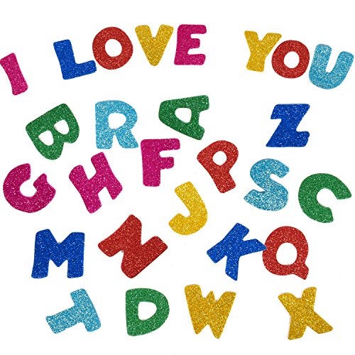 iKammo 156PCS Foam Alphabet Letter Stickers Adhesive ABC 3D DIY Journal Stickers for Kids Creative Toys DIY Scrapbooking Card Making Accessories, Assorted Mixed Colors - Image 3
