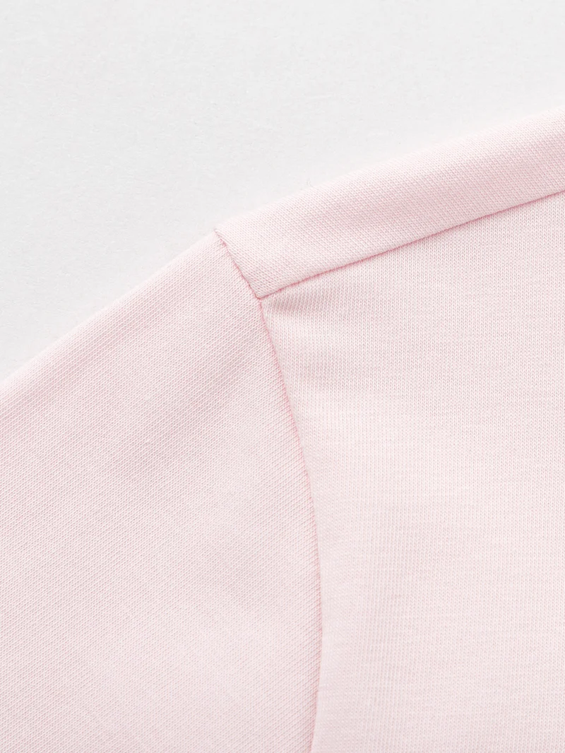 Balabala Pink Kids Girls Round v-neck short-sleeved T-shirt for Women | Best Price UAE