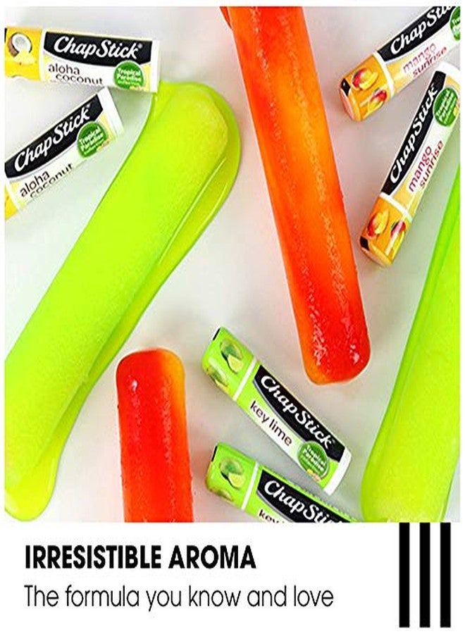 ChapStick Lip Care Bundle – Tropical Paradise Collection with Mango Sunrise, Key Lime, and Aloha Coconut Lip Balm, 0.15 Oz Ea (5 Piece Set) - Image 4