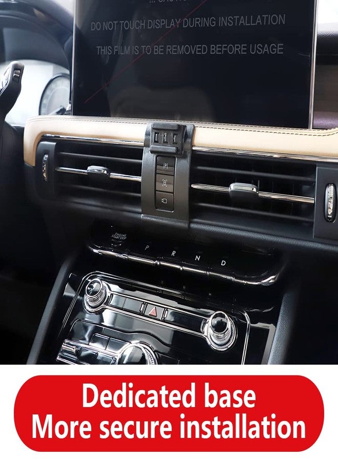 musttrue Car Phone Holder for Lincoln Corsair 2020 2021 2022 2023 2024 2025 SUV Auto Accessories Navigation Bracket Interior Decoration Mobile Cell Phone Mount - Image 4