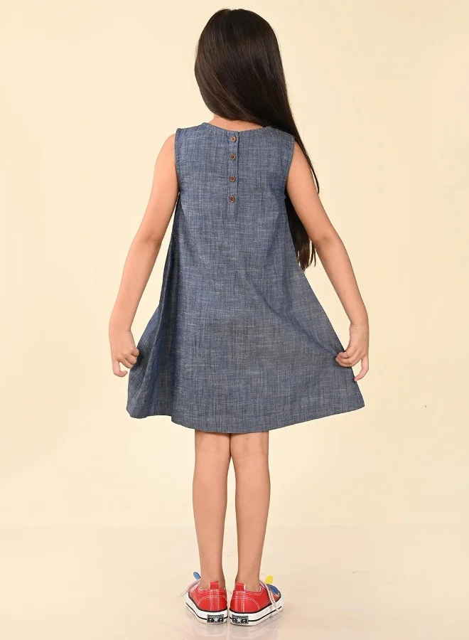 LILPICKS Ladybug Sleeveless Dress