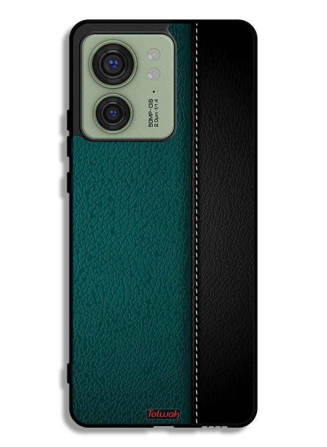 Tolwak Motorola Edge 40 Protective Case Cover Leather Pattern - Image 1
