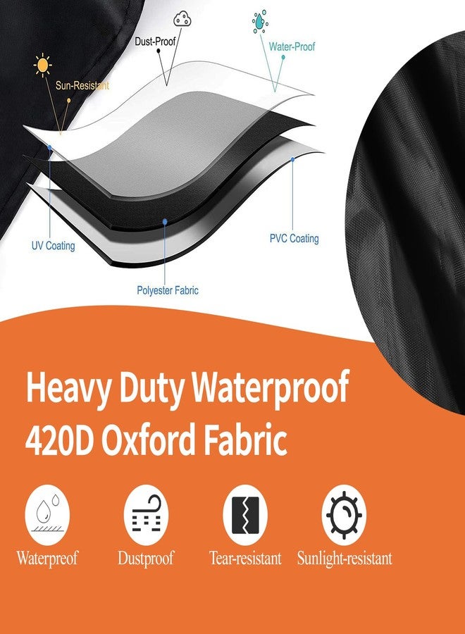 Mineye Protective Cover for Home Gym Set with Waterproof Zipper, 600D Oxford Waterproof& Dustproof Cover for Gym Station/Home Excersize Equipment Set- UV Resistant, Dustproof, 67"L x 41.3"W x 72.8"H, Black - Image 5