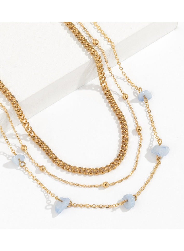 Women's waist chain layered beaded belly chain beach body chain-Body Chain Jewelry Accessories for Women and Girls（Gold ）  - Image 3