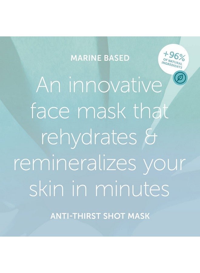Thalgo Thalgo Marine Skincare Thirst Quenching Shot Mask Blue Ocean Sap And Hyaluronic Acid Face Mask 1Mask 20Ml 0.68 Fl. Oz. - Image 4