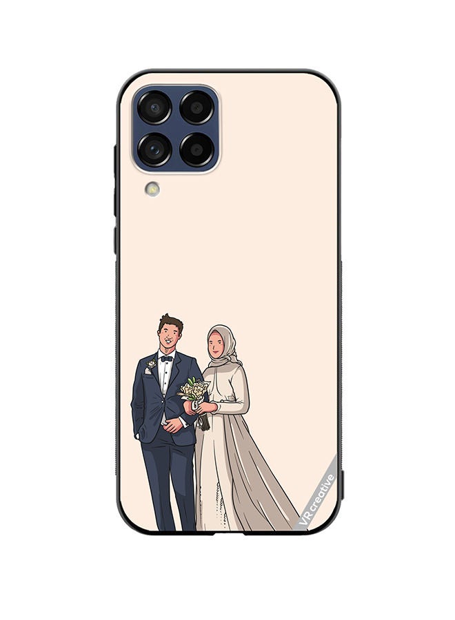 VR CREATIVE Protective Case Cover For Samsung Galaxy M53 Wedding Design Multicolour - Image 1