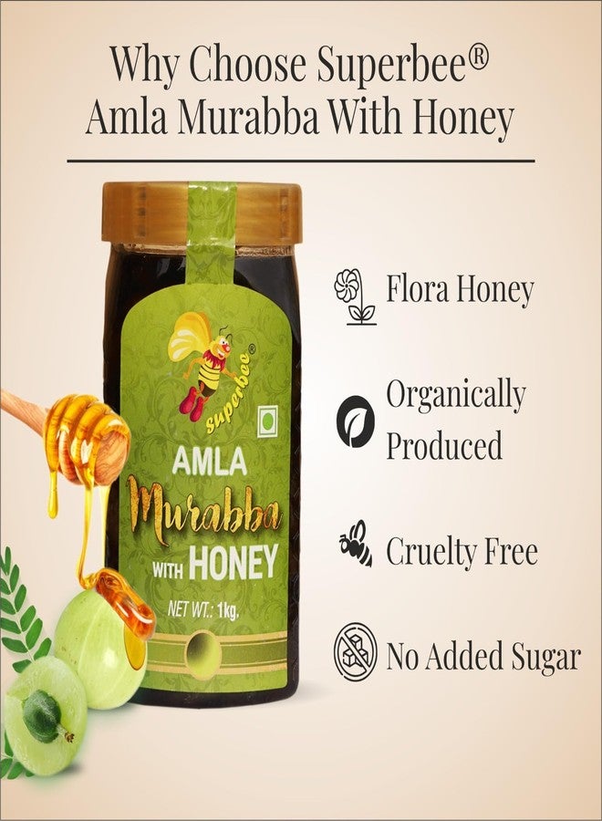 Superbee Amla Murabba with Honey 1 Kg | Rich in Vitamin C & Antioxidants | Natural Immunity Booster | Supports Digestion & Skin Health | Ayurvedic Tonic - Image 4