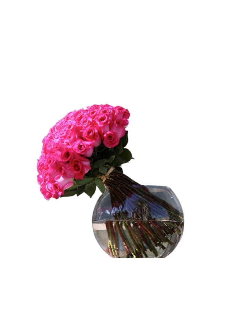Generic Baeutiful Pink Rose Flowers Bouquet 23