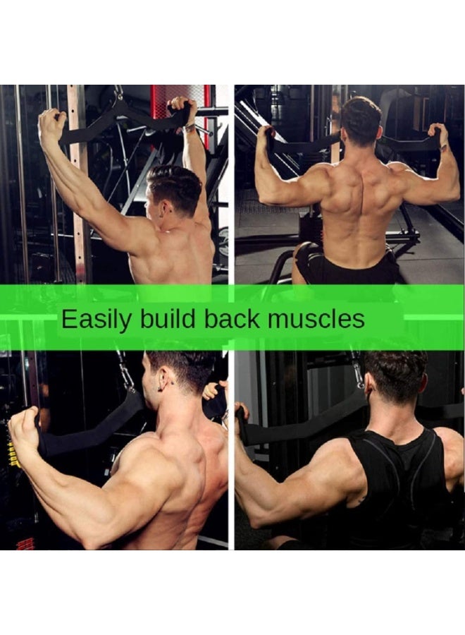 MUOVE مجموعة مقابض السحب العلوي من MUOVE (5 قطع) – مقابض تمرين متعددة لاستخدام آلة الكابل، بار تمرين عضلة الترايسبس والظهر للاستخدام المنزلي - Image 2