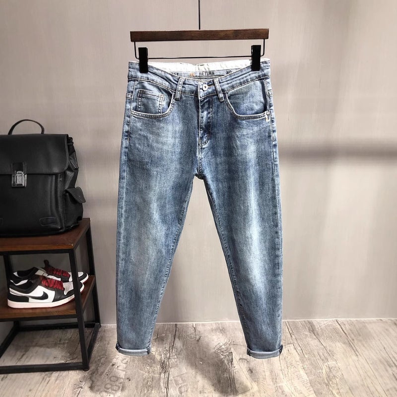 Unisex Casual Daily Denim Jeans - Image 1