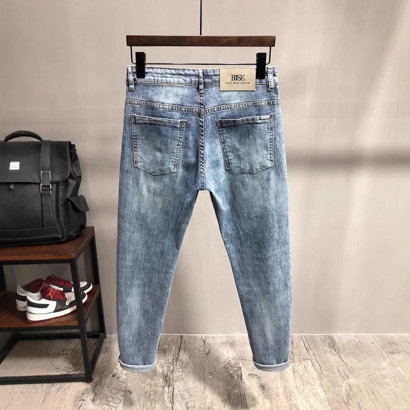 Unisex Casual Daily Denim Jeans - Image 3