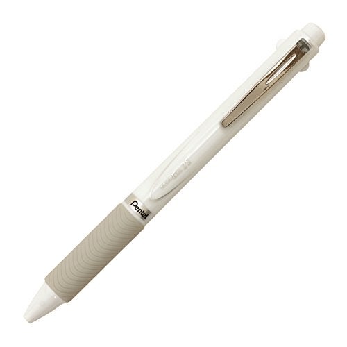 Pentel Multi-Pen Energel, Needle Ballpoint Pen Ink + 0.5mm Mechanical Pencil, Black/Red (XBLW355W) - Image 1