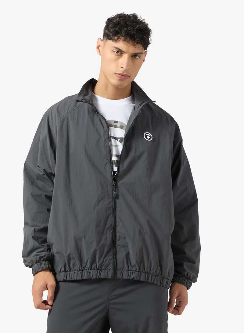 AAPE AAPENOW moonface logo windbreaker jacket