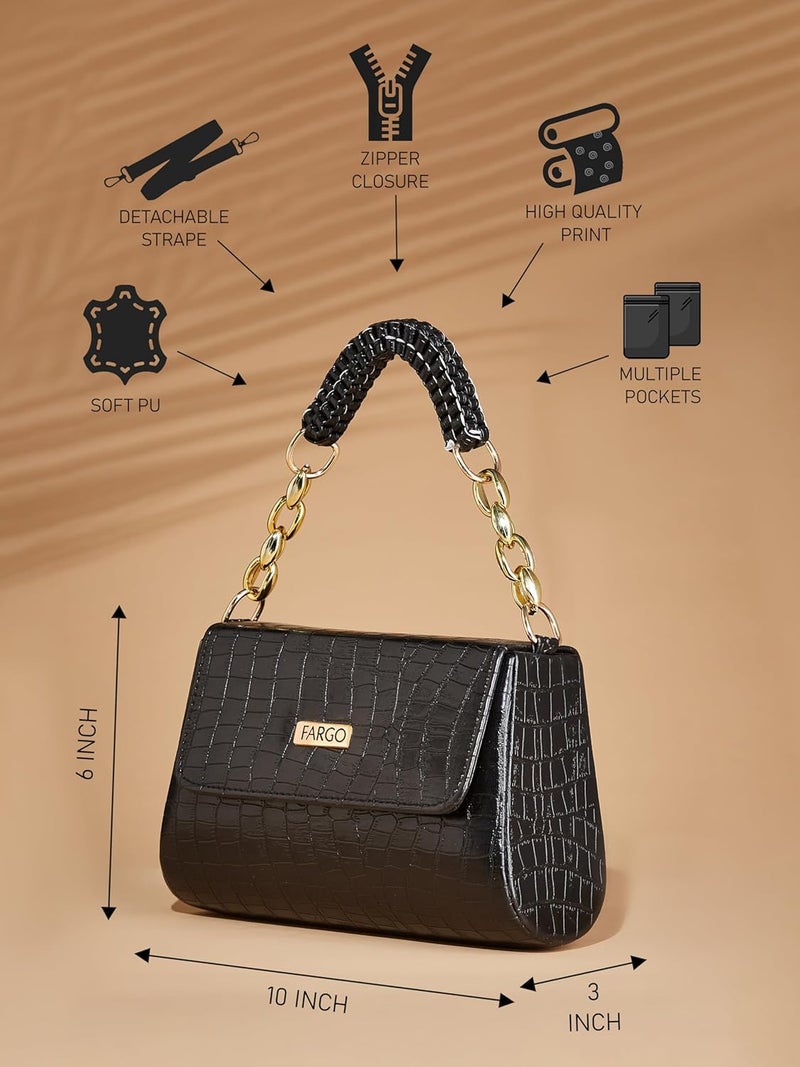 Fargo PU Women's Sling Bag Handbag For Women - Image 3