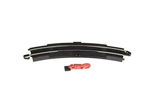 Bachmann Trains قطارات باخمان - نظام سكك حديدية E-Z TRACK بزاوية 18 بوصة مع جهاز إعادة السكك مع سلك (1/بطاقة) - سكة حديد من سبائك الصلب مع قاعدة سوداء - مقياس HO - Image 2