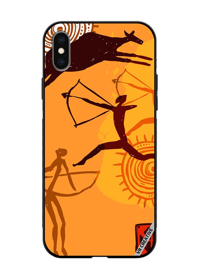 VR CREATIVE Protective Case Cover For Apple iPhone XS Max African Art Design Multicolour - Image 1