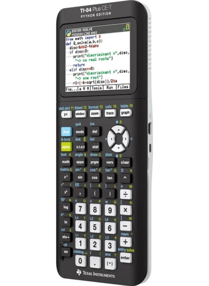 TI-84 PLUS CE-T Python Edition Graphing Scientific Calculator - pzsku/Z1C9530EF36975E999984Z/45/_/1730744809/3cbc5375-ac85-449d-a542-846c2eeee6e2