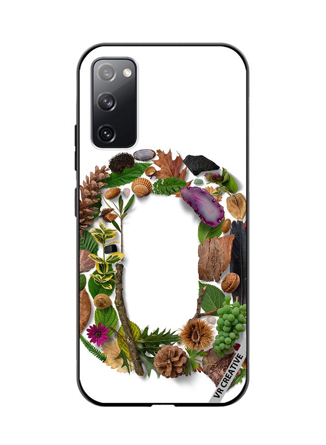 VR CREATIVE Protective Case Cover For Samsung Galaxy S20 FE 5G Alphabet Q Design Multicolour - Image 1