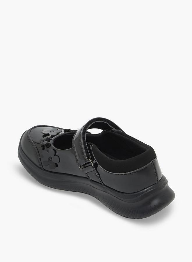 Dash Girls Hook & Loop Mary Jane School Shoes - Image 5