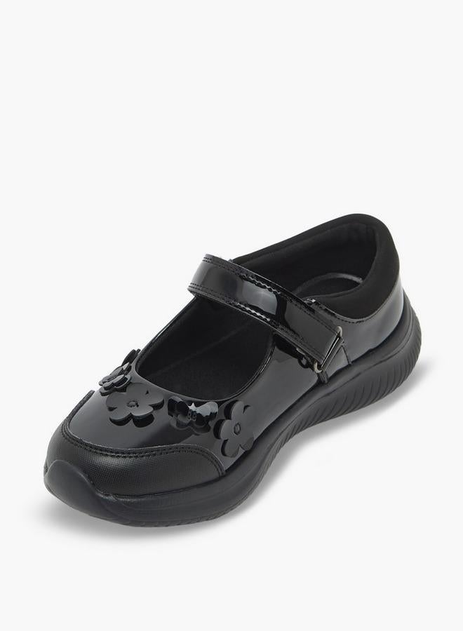 Dash Girls Hook & Loop Mary Jane School Shoes - Image 4