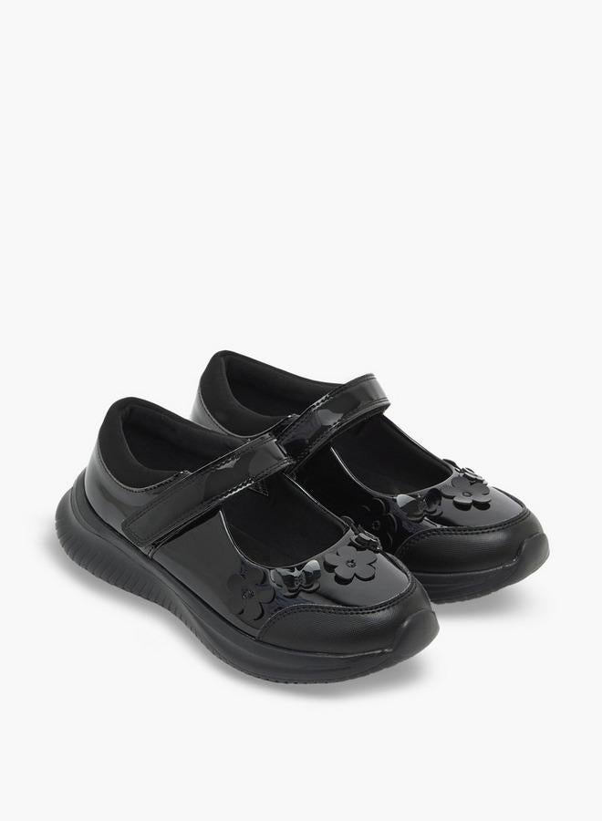 Dash Girls Hook & Loop Mary Jane School Shoes - Image 3