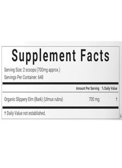 Micro Ingredients Organic Slippery Elm Bark Powder, 1 LB  - Image 2