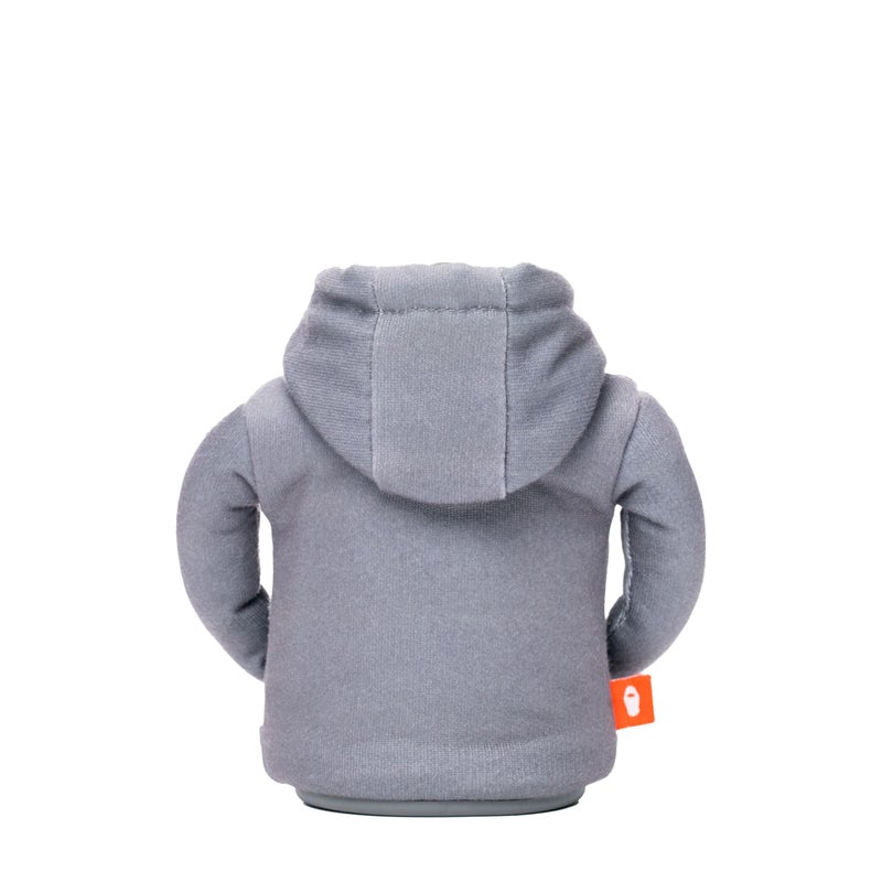 PUFFIN Puffin - The Hoodie Sweatshirt - Insulated 12 oz Can Cooler I Beer Bottle & Soda Can Insulator  Keep Drinks and Beverages Cold - Pewter/Keylime Pie - Image 4