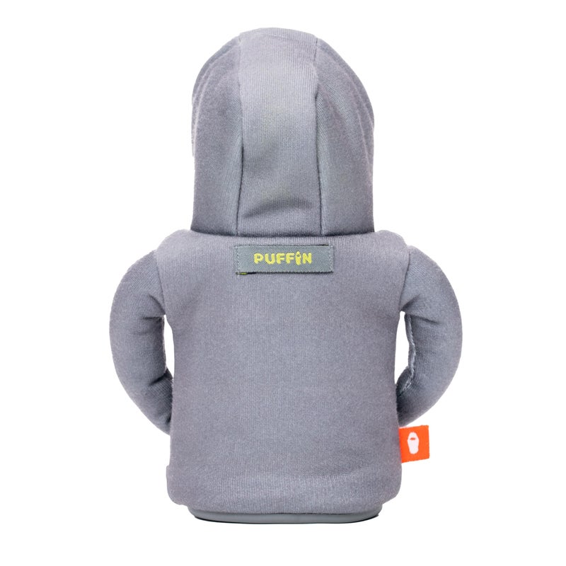 PUFFIN Puffin - The Hoodie Sweatshirt - Insulated 12 oz Can Cooler I Beer Bottle & Soda Can Insulator  Keep Drinks and Beverages Cold - Pewter/Keylime Pie - Image 3