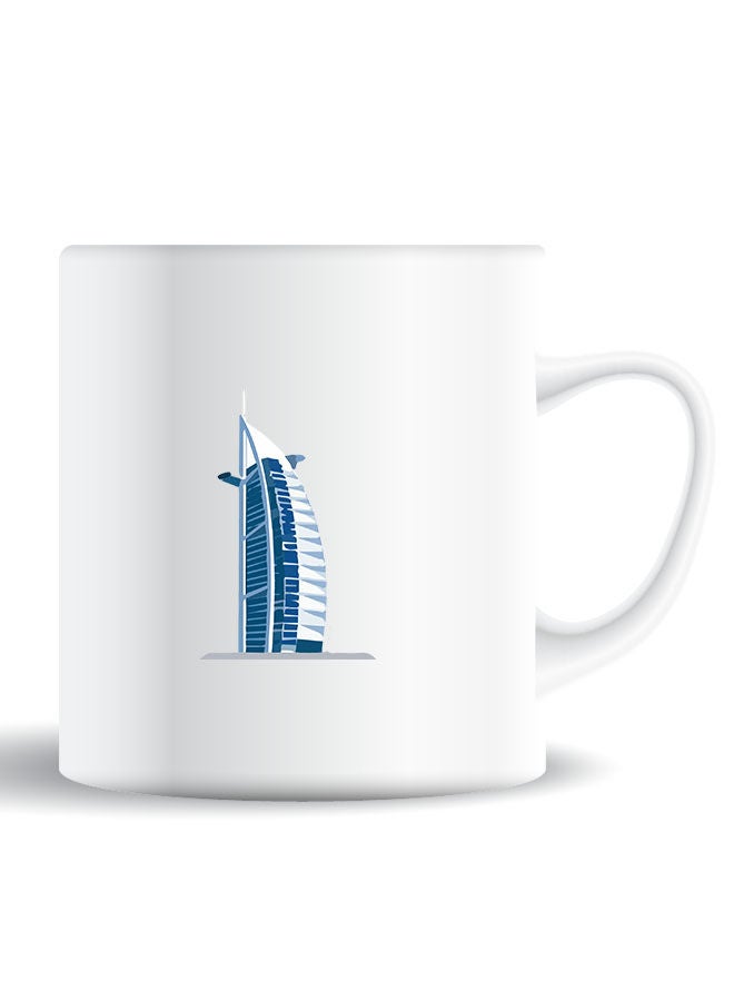 FORZA RAGAZZI Premium Quality Two Sided Printed Coffee Mug Tea Cup Burj Al Arab For Home Office Gift Kids Men Women - Image 1