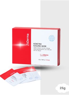 J'sDerma Moisturizing, Hydrating, and Anti-Aging Korean Facial Sheet Mask Acnetrix Azulene Mask 25g  - Image 1