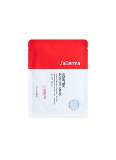 J'sDerma Moisturizing, Hydrating, and Anti-Aging Korean Facial Sheet Mask Acnetrix Azulene Mask 25g  - Image 2