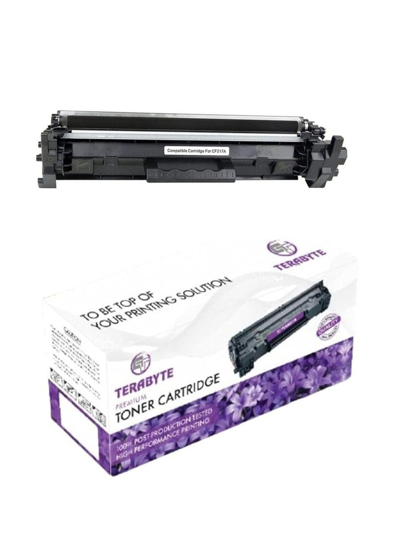Terabyte 17A Compatible Toner Cartridge Replacement for  17A CF217A use for Laserjet Pro M102w M120a, Laserjet Pro MFP M130fw M130nw M130fn M130a Printer (1 Black)  - Image 1