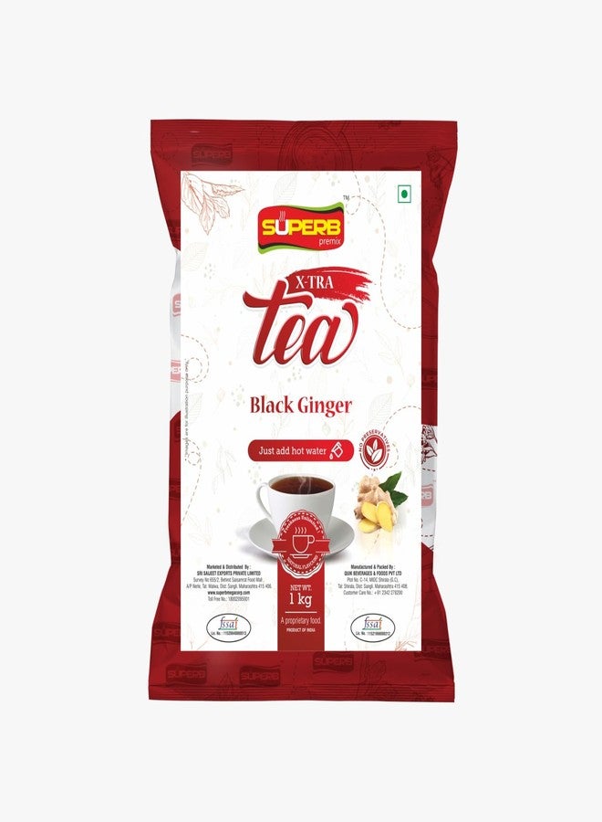 Superb Black Ginger with sugar Premix 1KG any time..anywhere Instant Black Premix Powder SUPERB (1) - Image 1