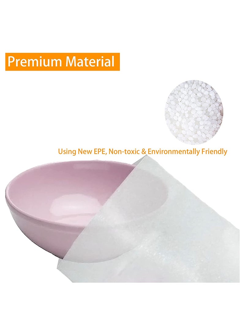 Zikra Cushion Foam Pouches Packing, 50Pcs Anti-Static Foam Wrap Pouches Packing Cushioning Supplies for Packing Shipping Box, Protecting Dishes Porcelain Glasses Plates Fragile Items(25x25cm) - Image 5